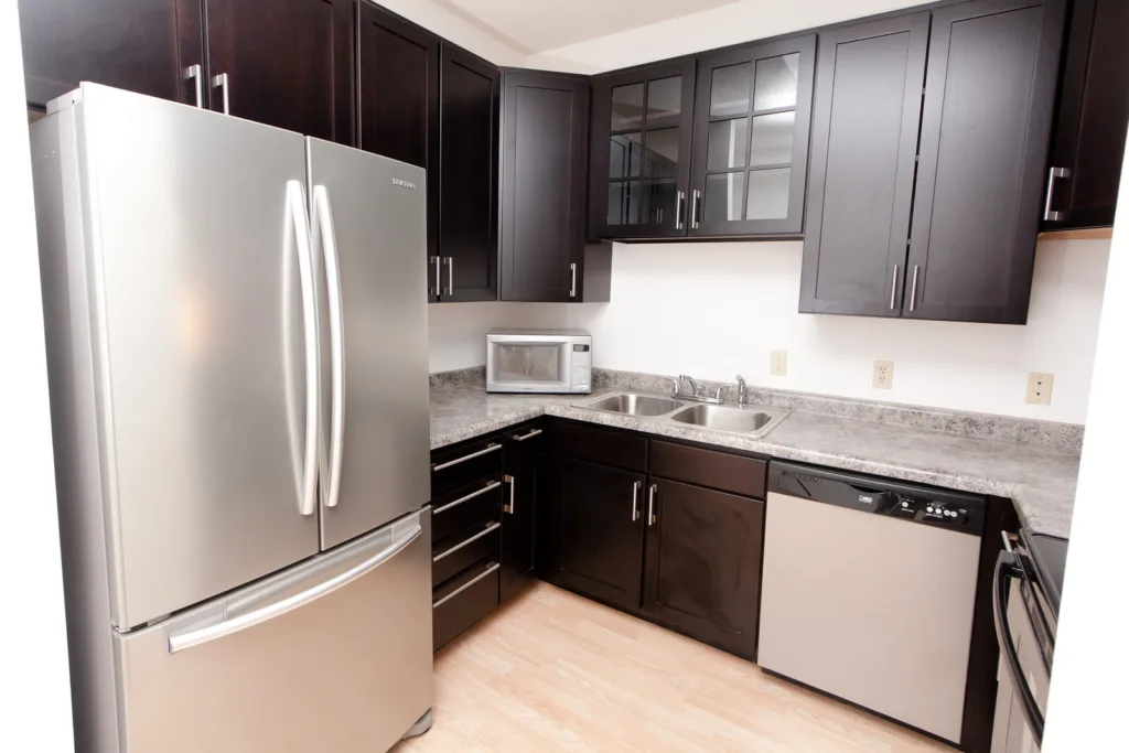 Kitchen at Campus Oaks Apartments, photo 1 of 6