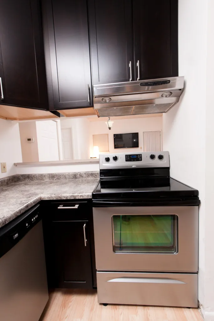 Kitchen at Campus Oaks Apartments, photo 4 of 6