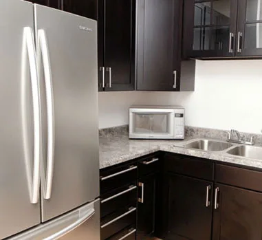 Champaign-Urbana Apartment with Parking, Fireplace, TV and Laundry